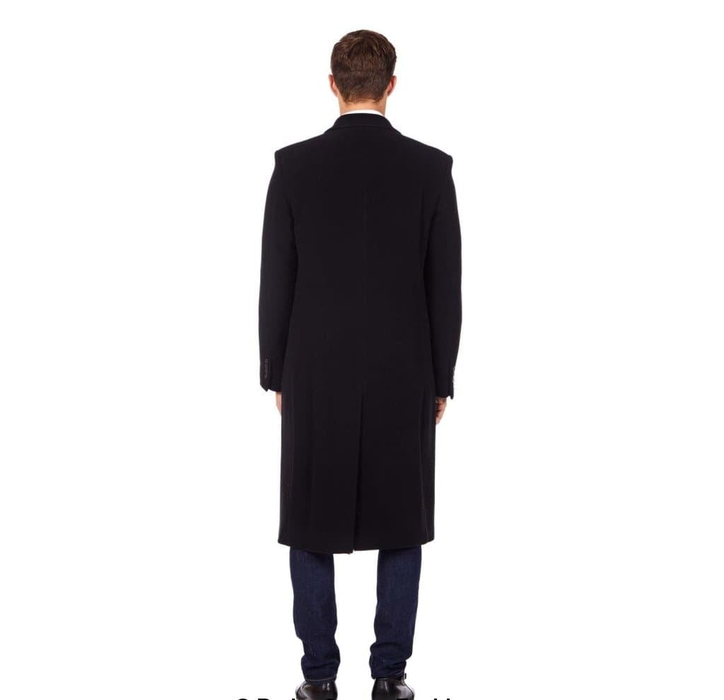 MAN Wool & Cashmere Blend Covert Long Coat