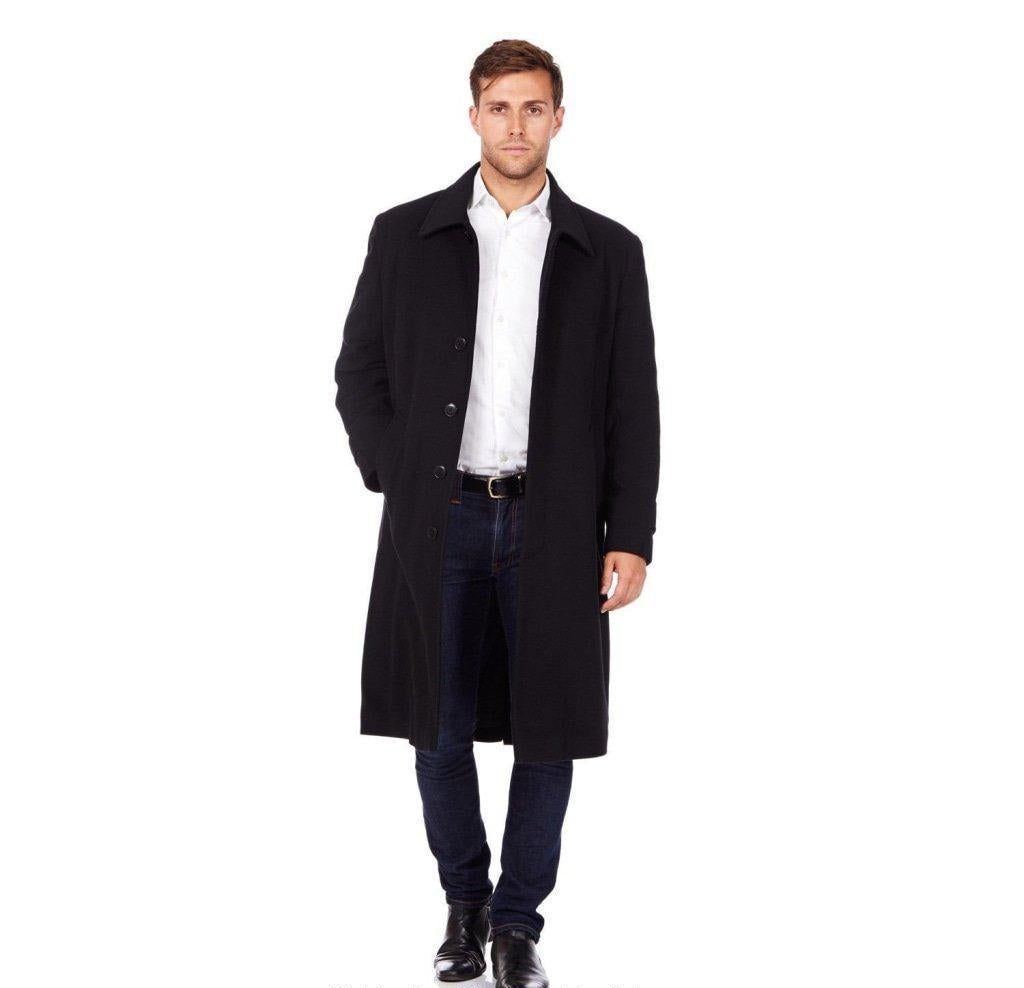 Wool & Cashmere Long Formal Overcoat