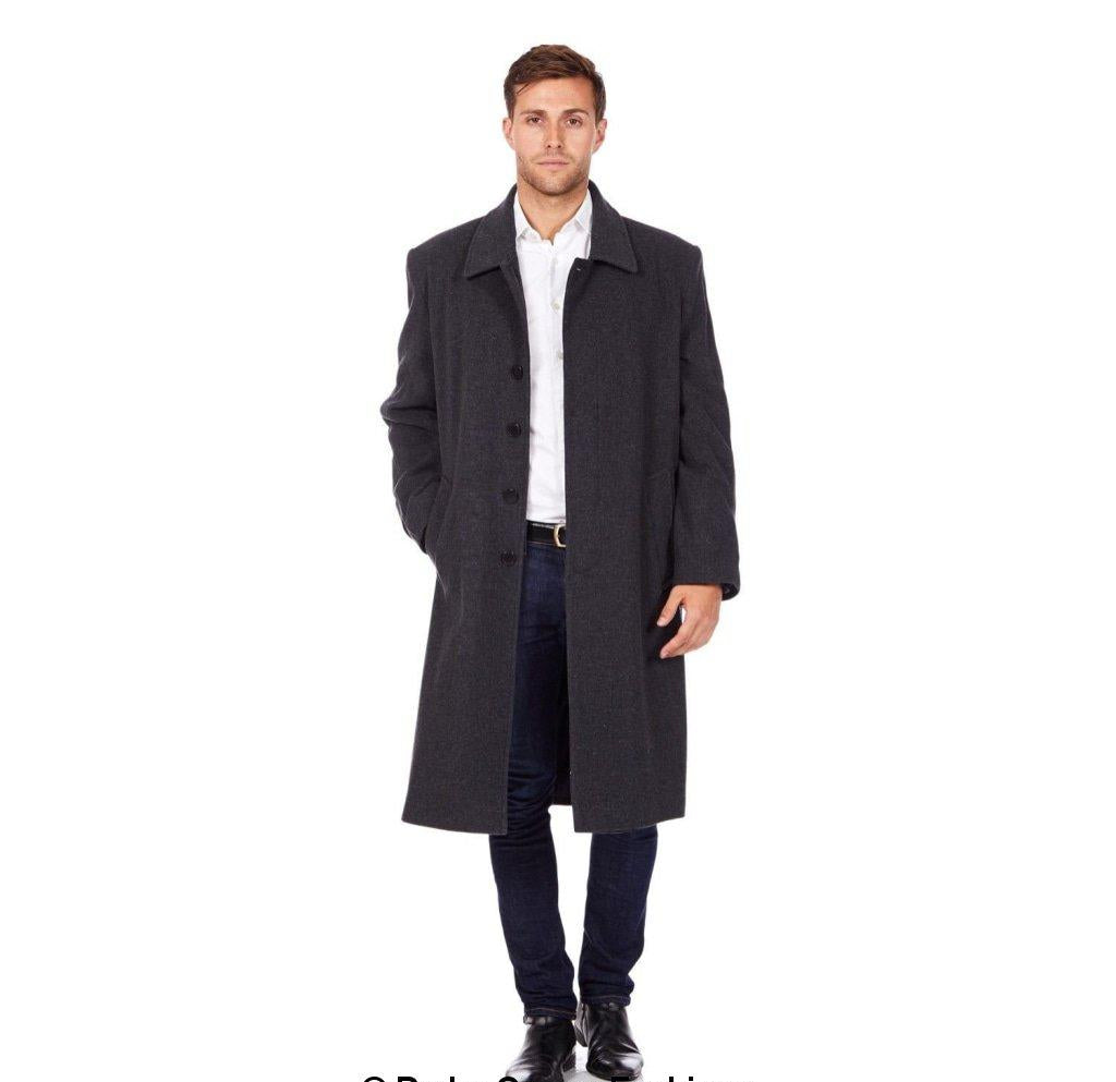 Wool & Cashmere Long Formal Overcoat
