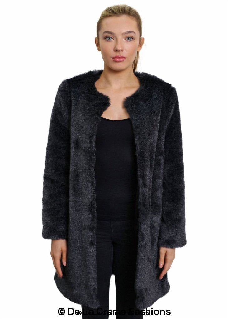 Women's Faux Fur Classic Coat