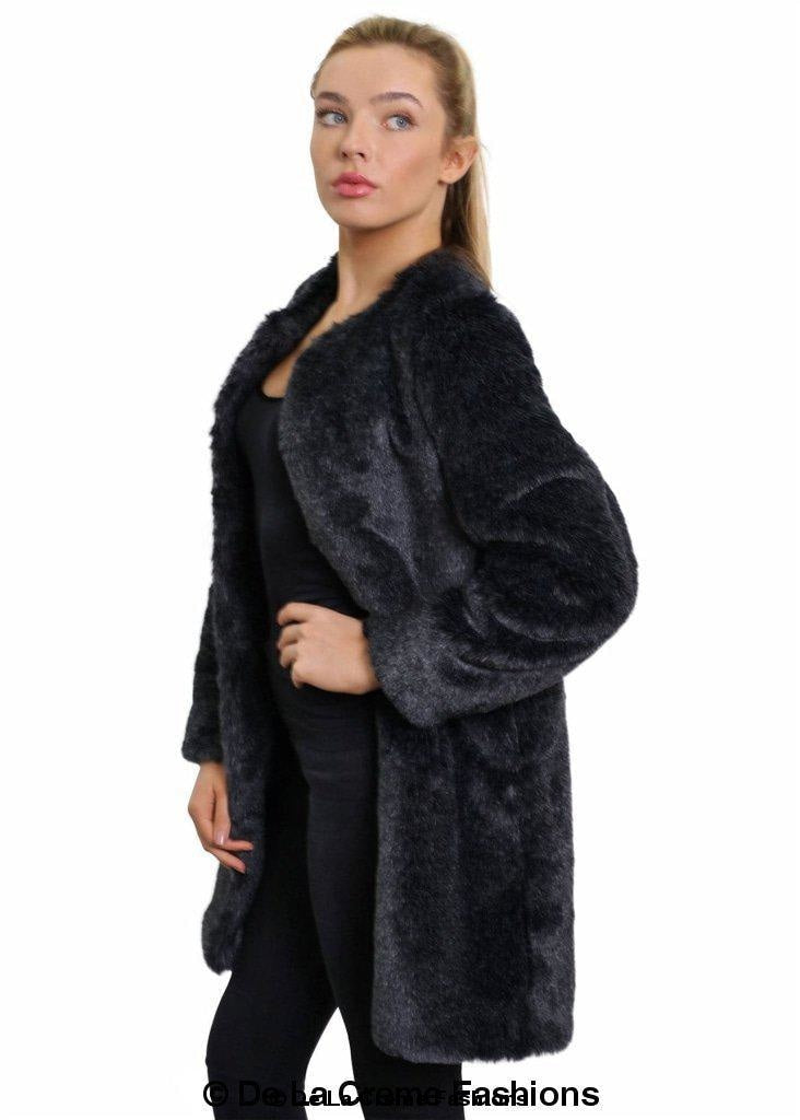 Women's Faux Fur Classic Coat