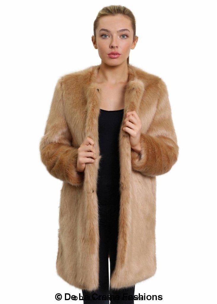 Women's Faux Fur Classic Coat