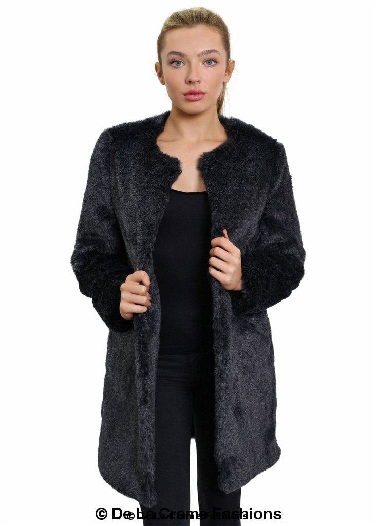 Women's Faux Fur Classic Coat