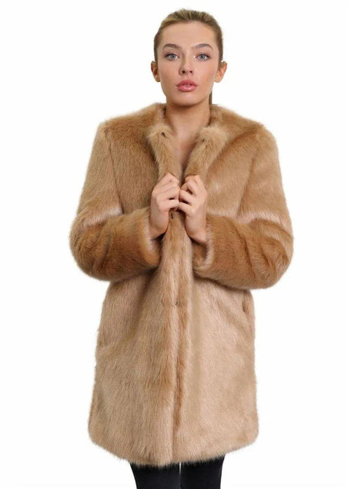 Women's Faux Fur Classic Coat