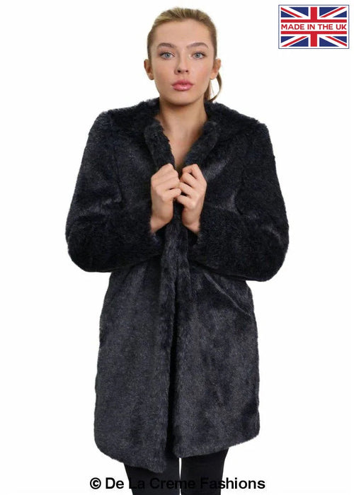 Women's Faux Fur Classic Coat
