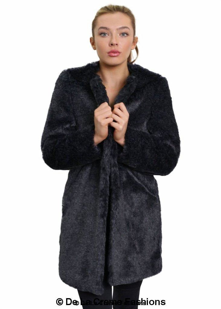 Women's Faux Fur Classic Coat