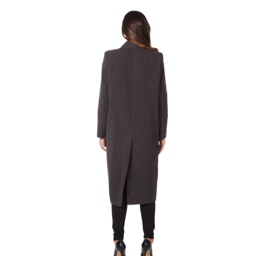 Womens Faux Wool Wrap Coat
