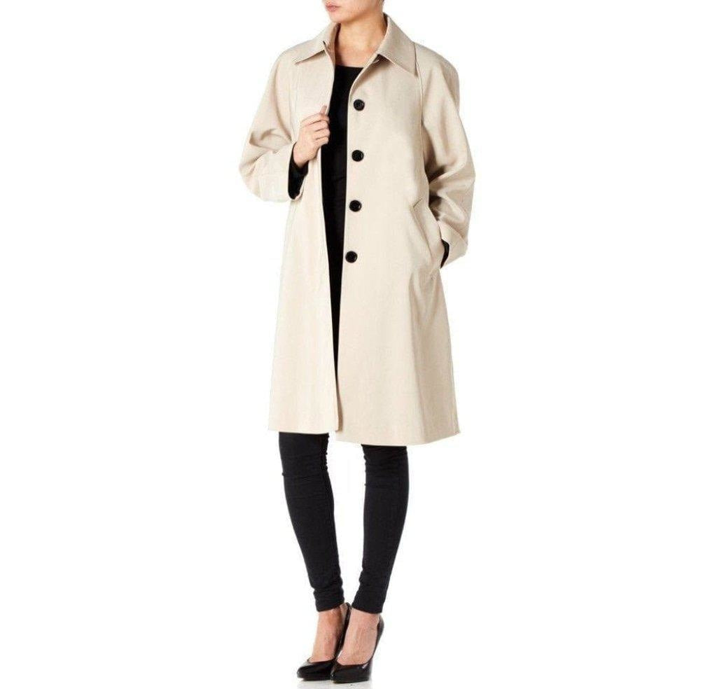 Womens Oversized Knee Length Swing Coat