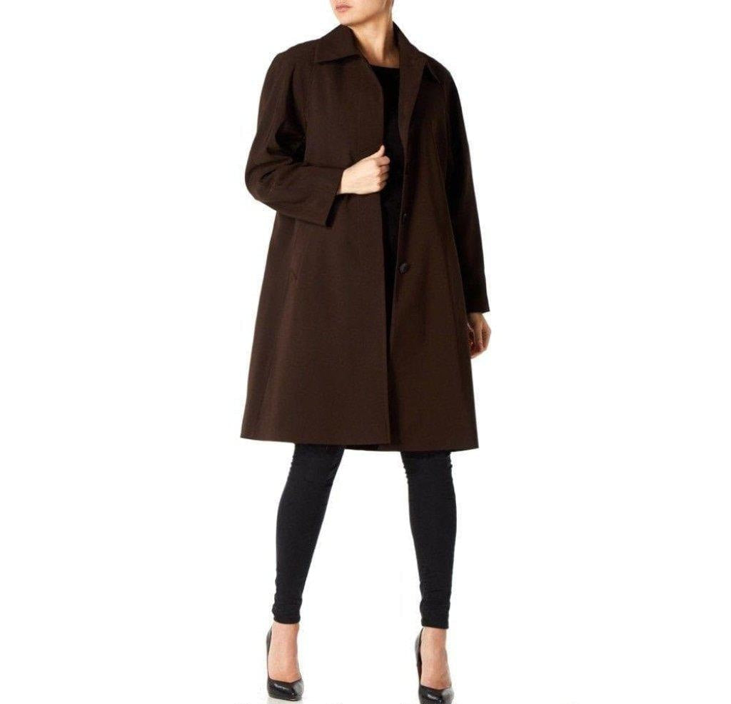 Womens Oversized Knee Length Swing Coat