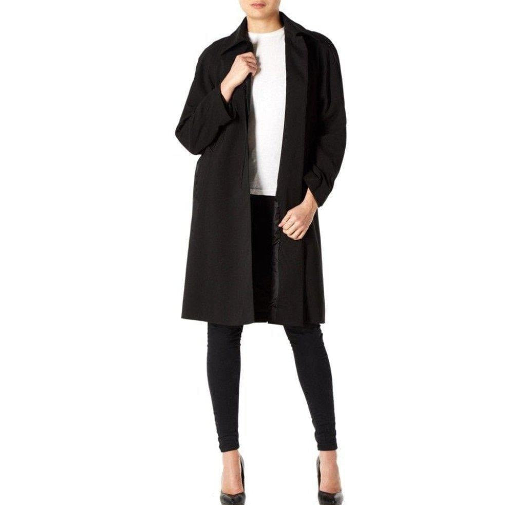Womens Oversized Knee Length Swing Coat