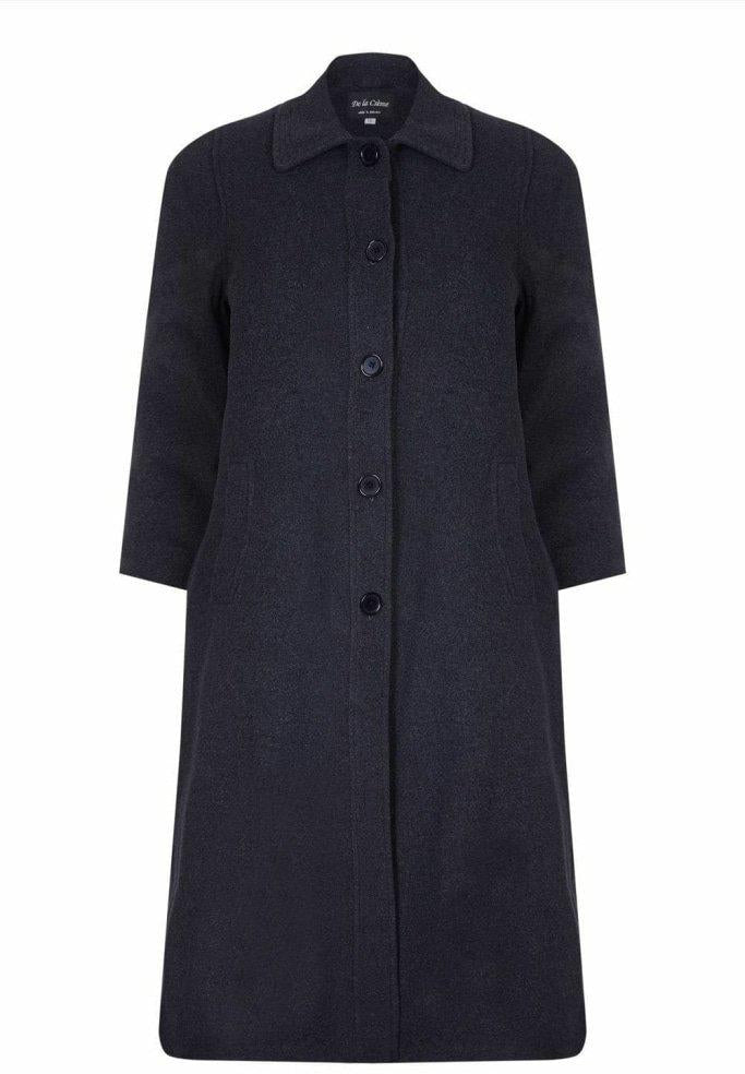 Curve Wool & Cashmere Blend Plus Size Long Coat