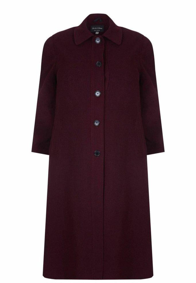 Curve Wool & Cashmere Blend Plus Size Long Coat