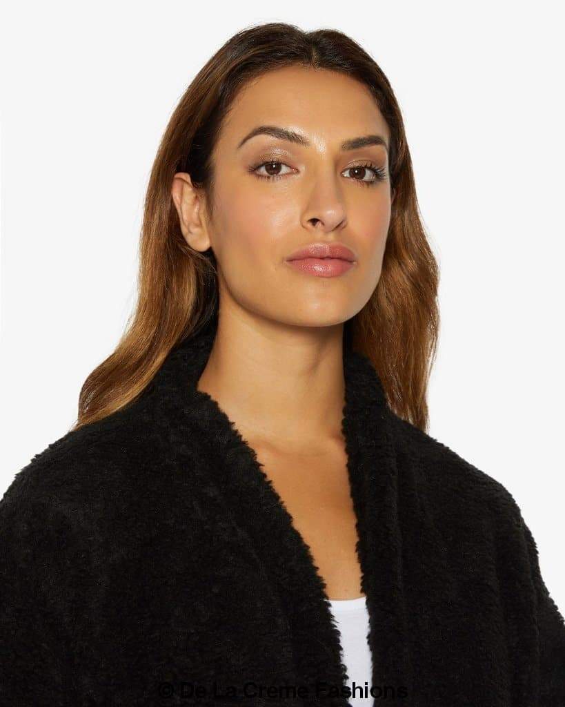 Soft Teddy Wrap Coat with Belt – Style 1917