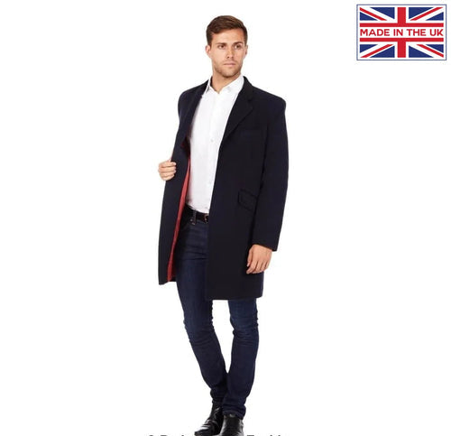 Mens Peaky Blinders Retro Mod Covert Coat