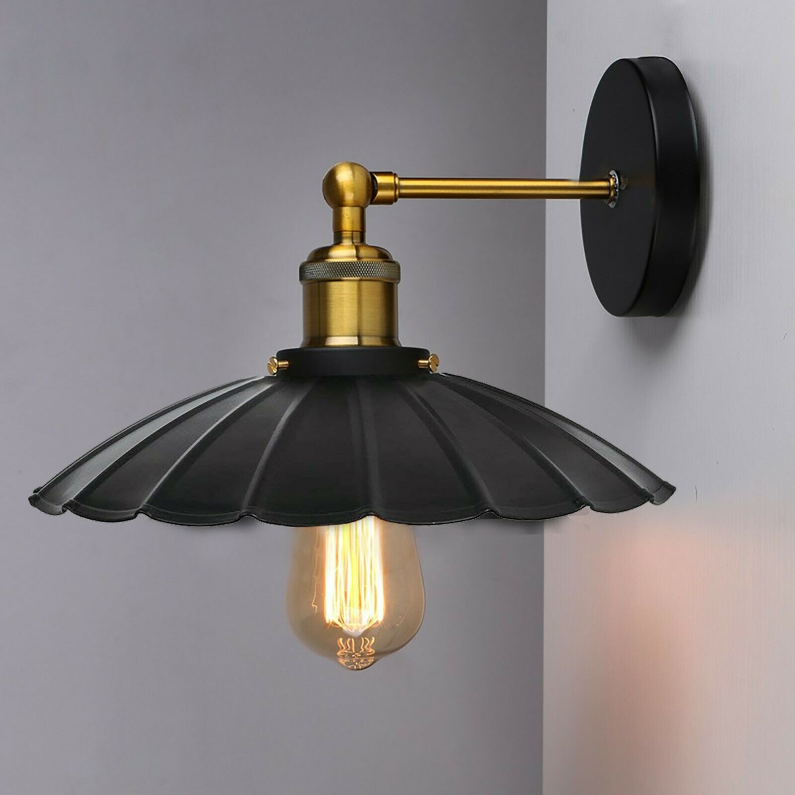 Black Wall Lights Modern Wall Lamp with Shade ~2117