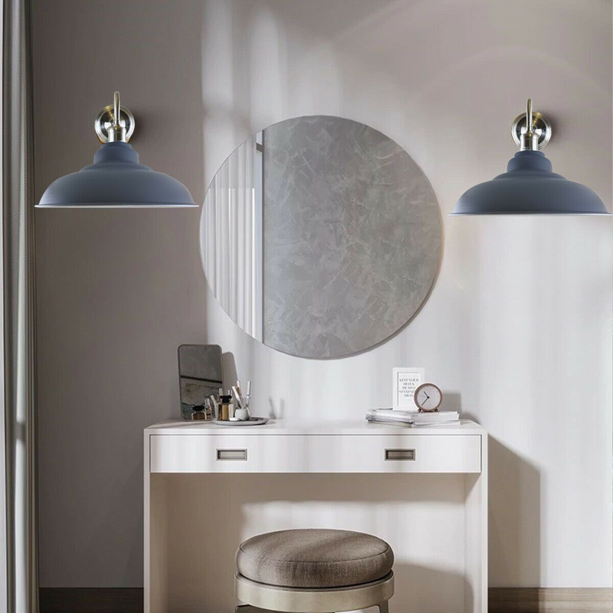 Grey Color Modern Industrial Indoor Wall Light ~1663