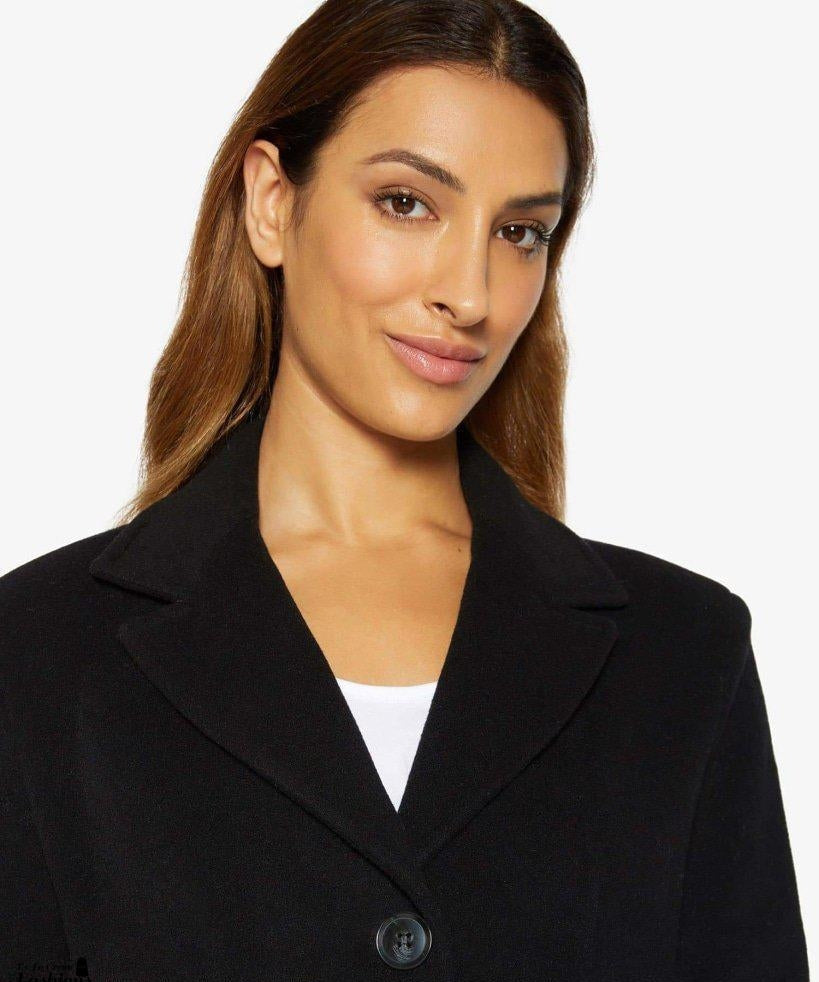 Slim Fit Wool Blend Longline Maxi Coat