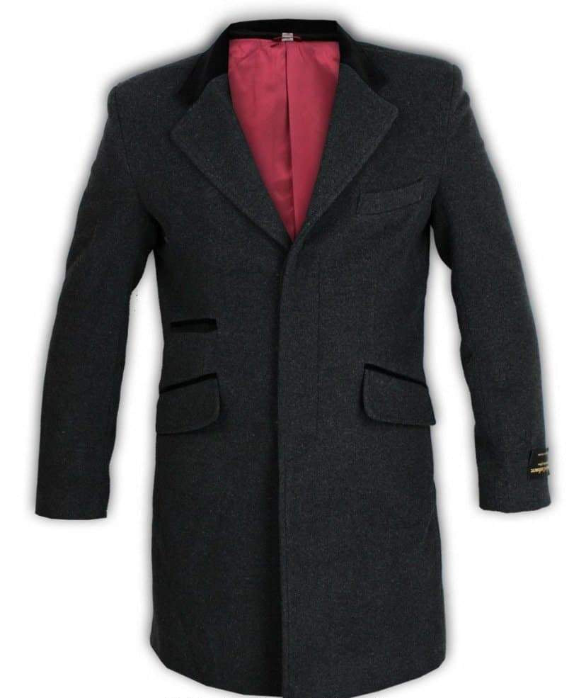 Mens Peaky Blinders Retro Mod Covert Coat