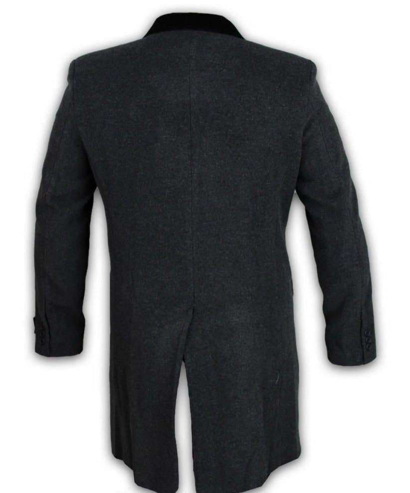 Mens Peaky Blinders Retro Mod Covert Coat