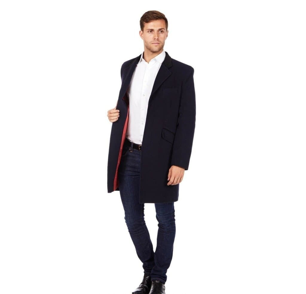 Mens Peaky Blinders Retro Mod Covert Coat
