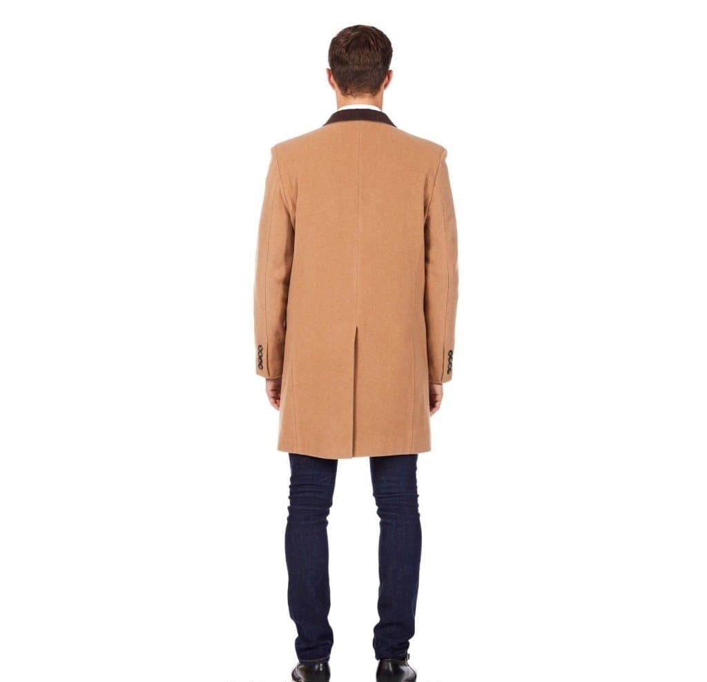Mens Peaky Blinders Retro Mod Covert Coat