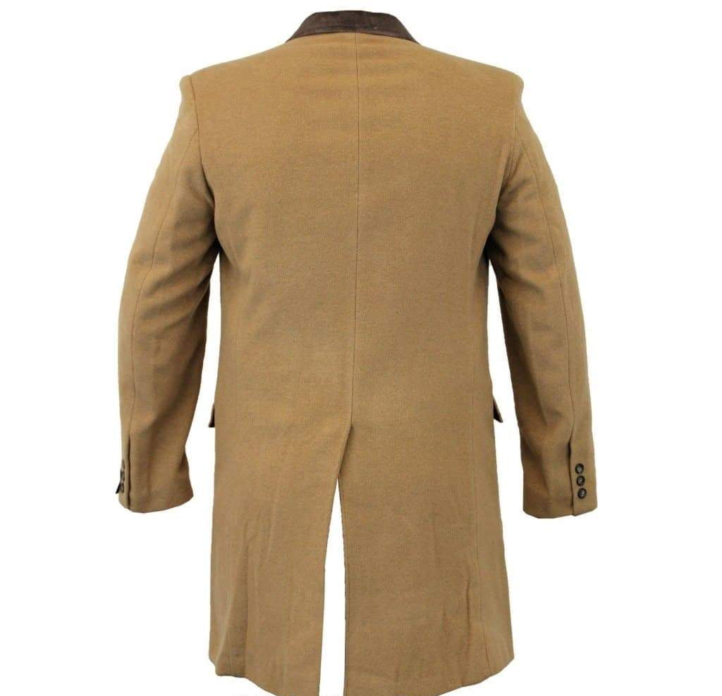 Mens Peaky Blinders Retro Mod Covert Coat