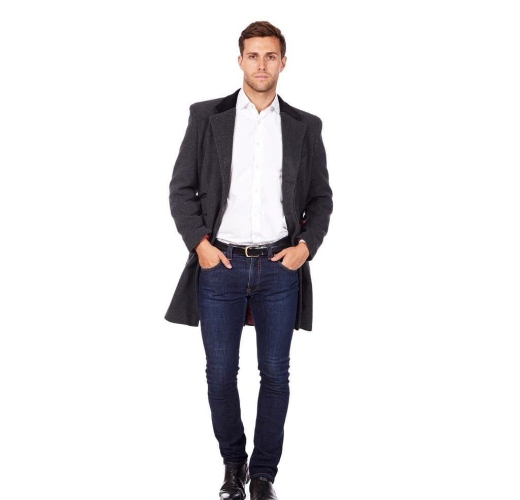 Mens Peaky Blinders Retro Mod Covert Coat